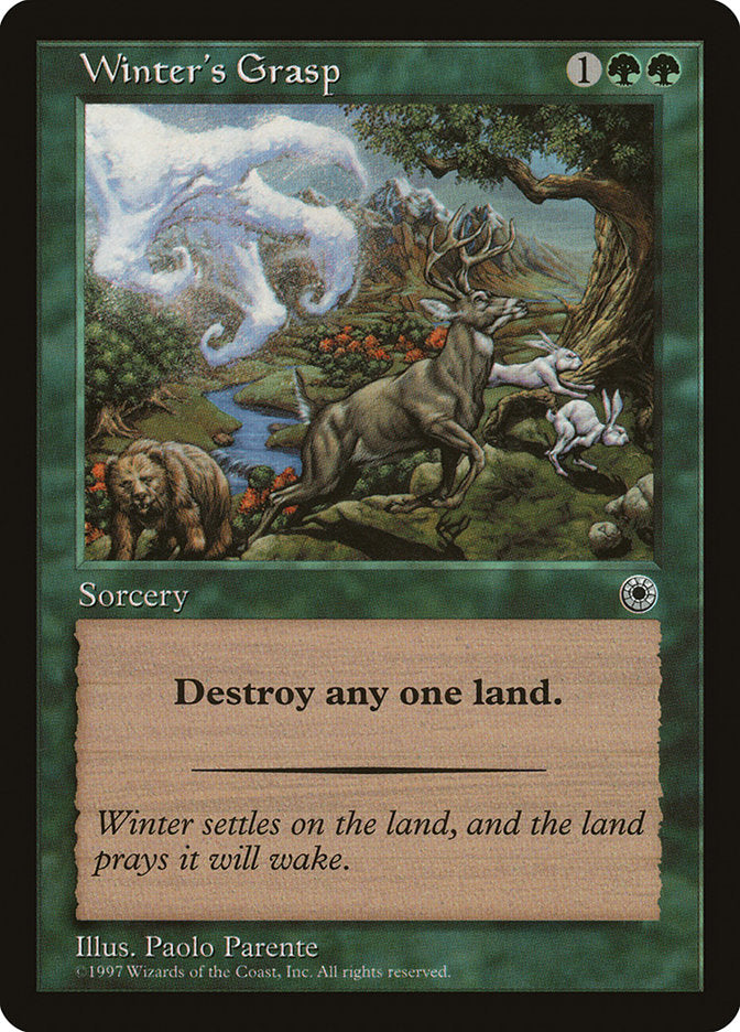 Winter's Grasp [Portal] Magic: The Gathering