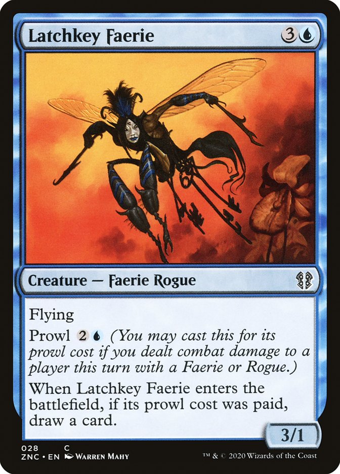 Latchkey Faerie [Zendikar Rising Commander] Magic: The Gathering