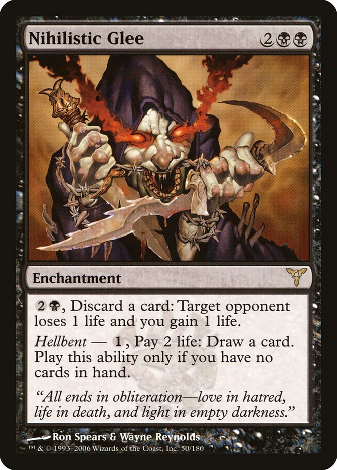 Nihilistic Glee [Dissension] Magic: The Gathering
