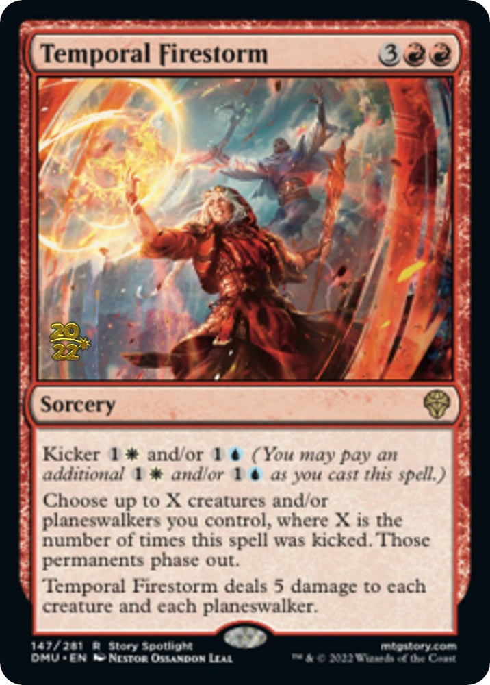 Temporal Firestorm [Dominaria United Prerelease Promos] Magic: The Gathering