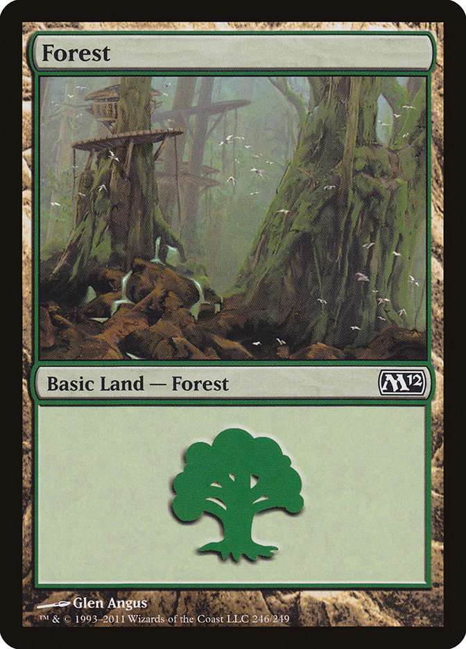 Forest (246) [Magic 2012] Magic: The Gathering