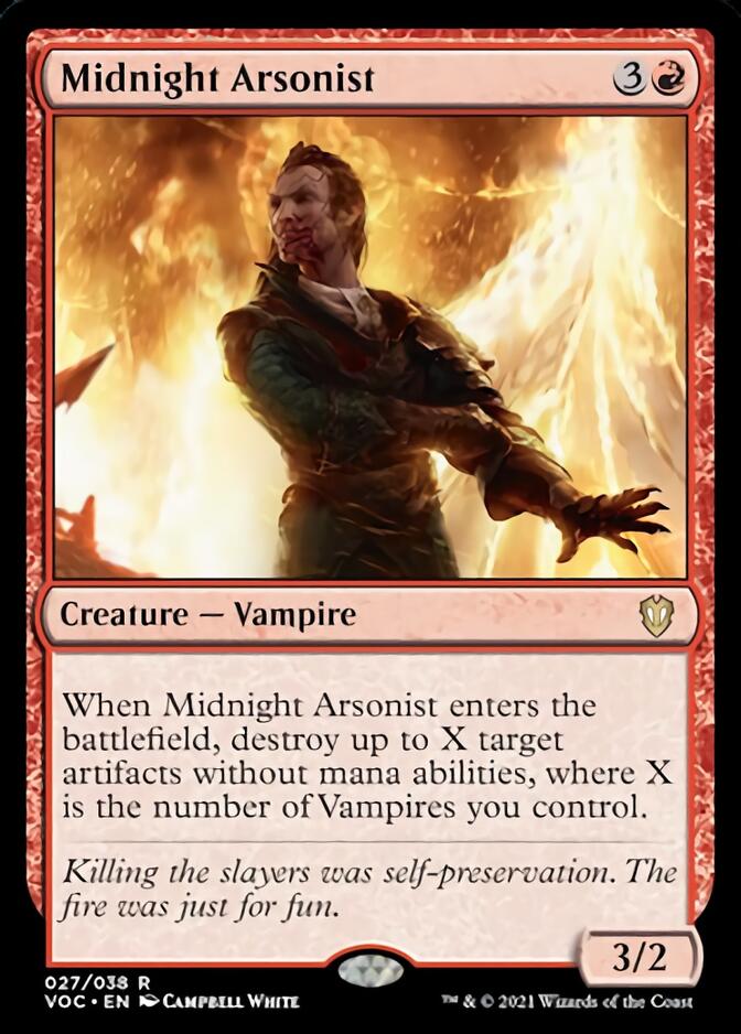 Midnight Arsonist [Innistrad: Crimson Vow Commander] Magic: The Gathering