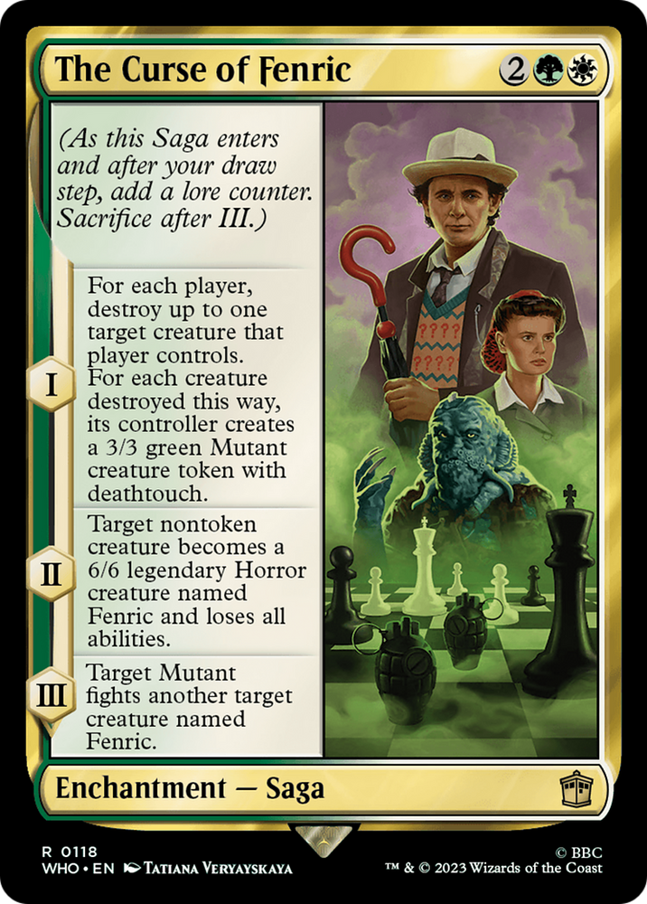 The Curse of Fenric [Doctor Who] Magic: The Gathering