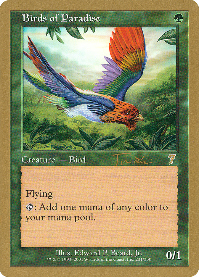 Birds of Paradise (Jan Tomcani) [World Championship Decks 2001] Magic: The Gathering