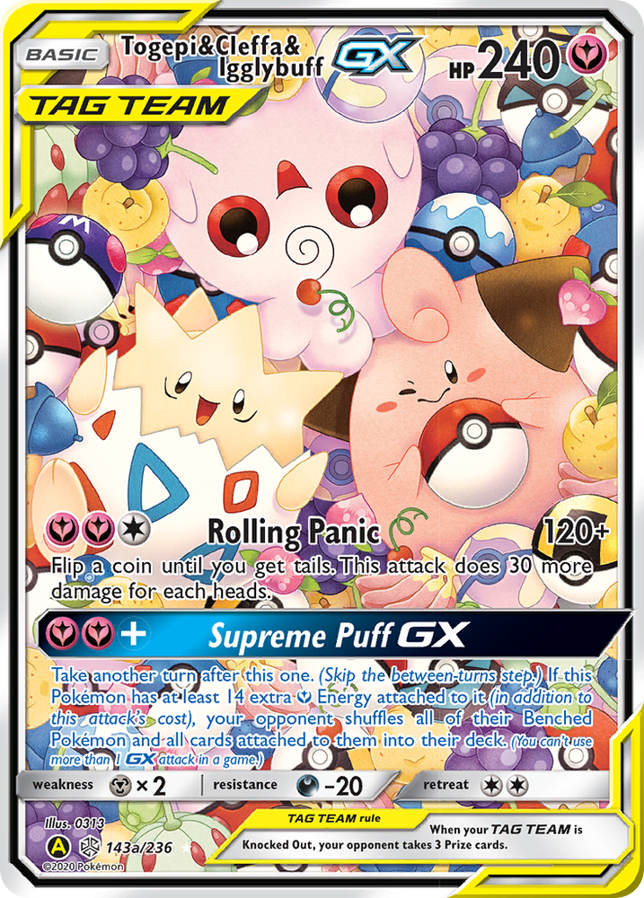 Togepi & Cleffa & Igglybuff GX (143a/236) [Alternate Art Promos] Pokémon
