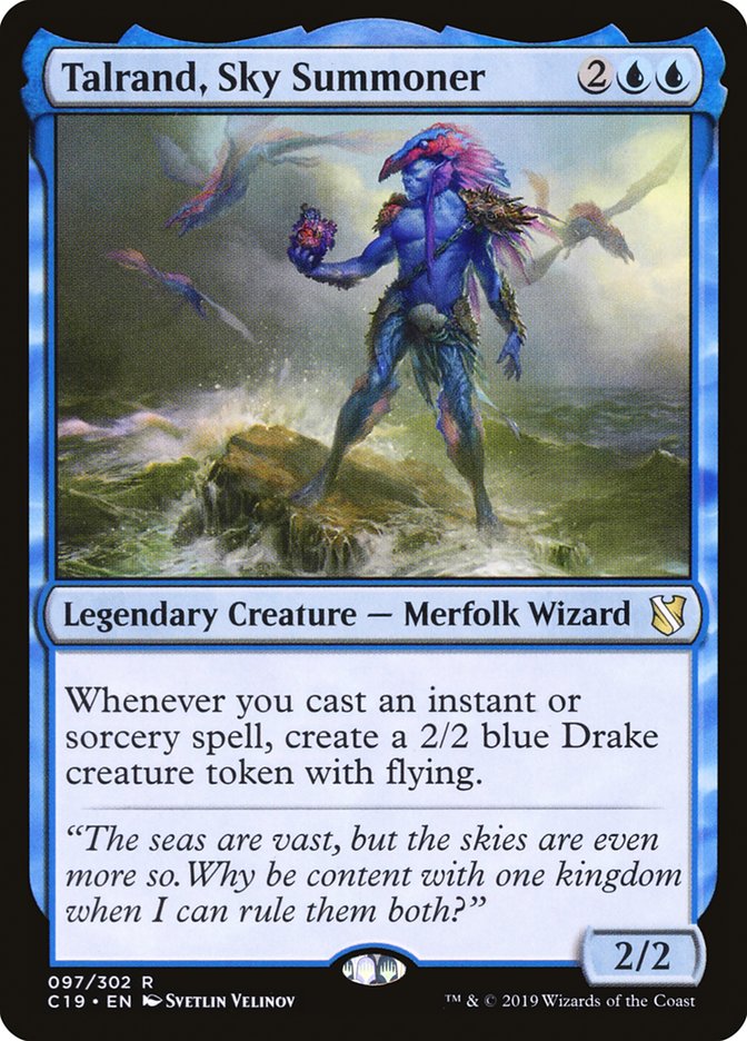 Talrand, Sky Summoner [Commander 2019] Magic: The Gathering