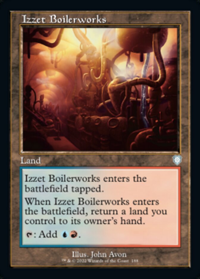 Izzet Boilerworks (Retro) [The Brothers' War Commander] Magic: The Gathering