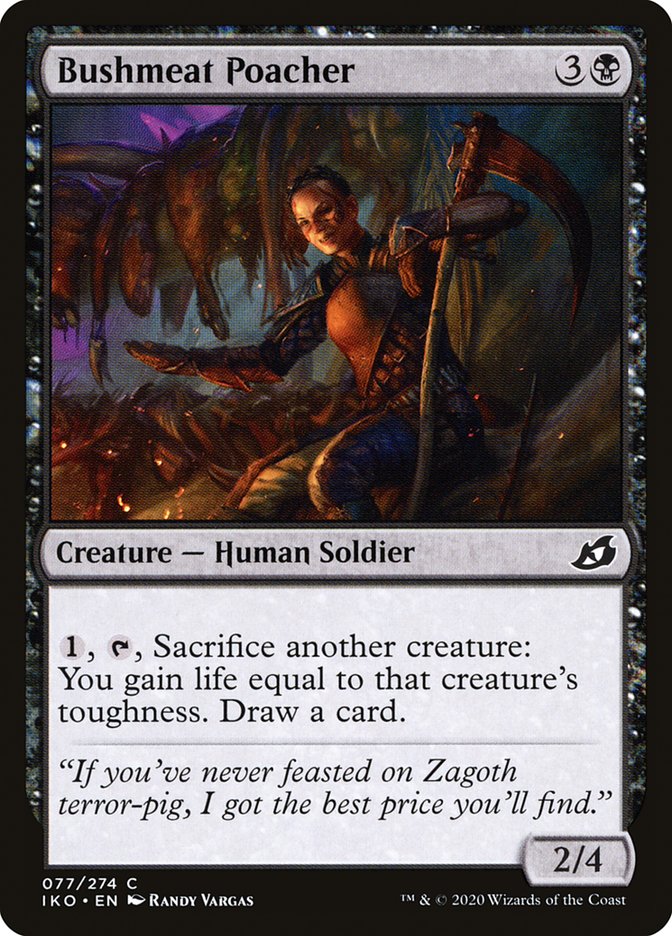 Bushmeat Poacher [Ikoria: Lair of Behemoths] Magic: The Gathering