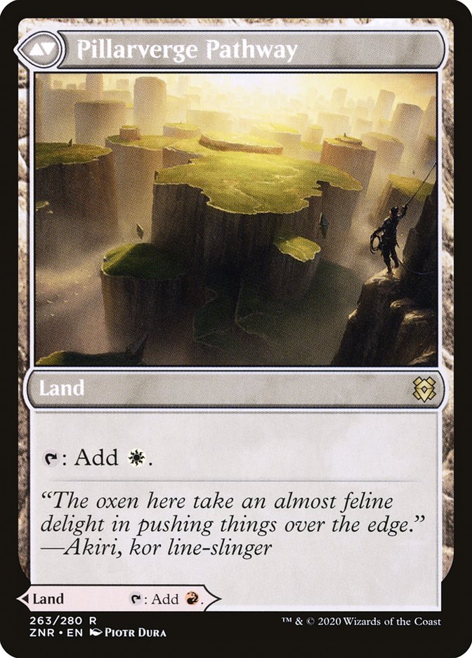 Needleverge Pathway // Pillarverge Pathway [Zendikar Rising] Magic: The Gathering