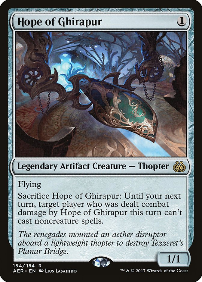 Hope of Ghirapur [Aether Revolt] Magic: The Gathering