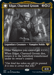 Edgar, Charmed Groom // Edgar Markov's Coffin [Innistrad: Double Feature] Magic: The Gathering