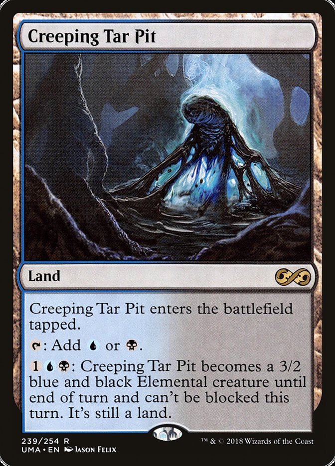 Creeping Tar Pit [Ultimate Masters] Magic: The Gathering