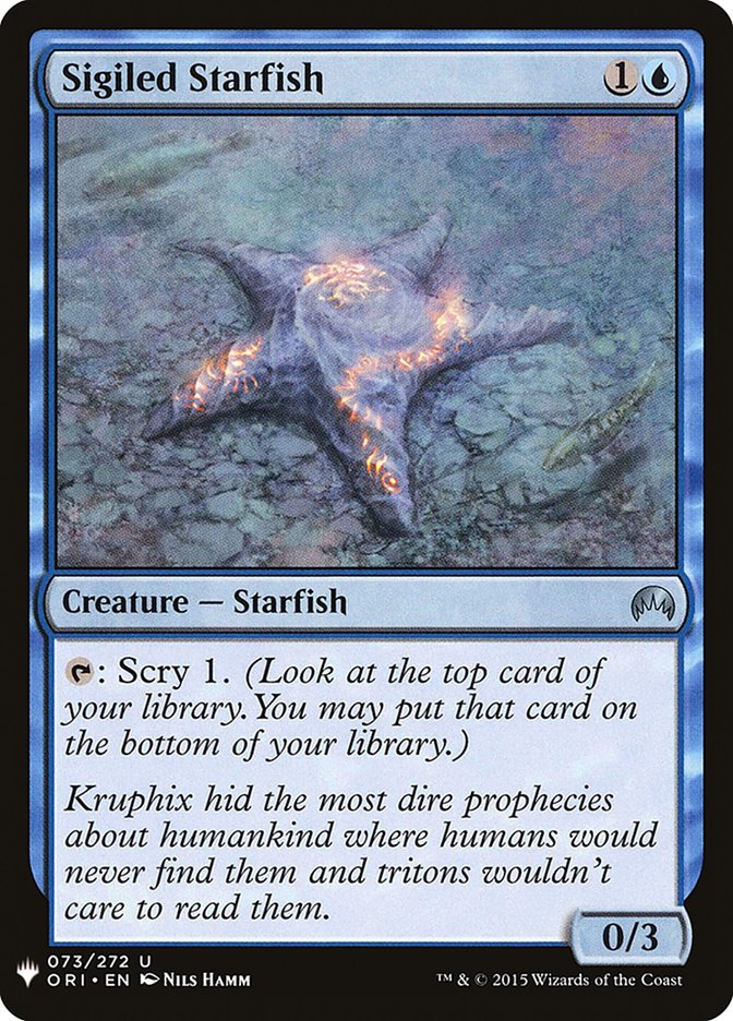 Sigiled Starfish [Mystery Booster] Magic: The Gathering