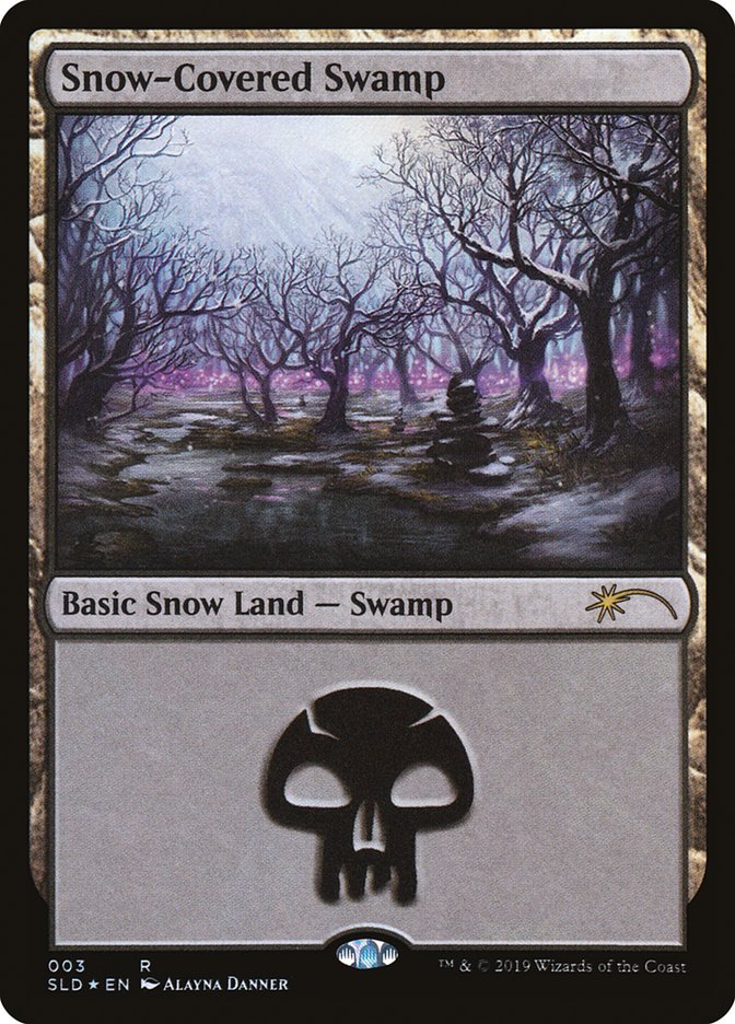 Snow-Covered Swamp (003) [Secret Lair Drop Series] Magic: The Gathering