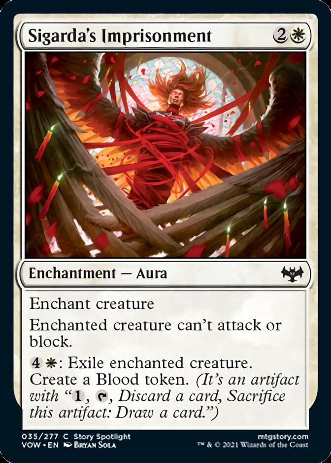 Sigarda's Imprisonment [Innistrad: Crimson Vow] Magic: The Gathering