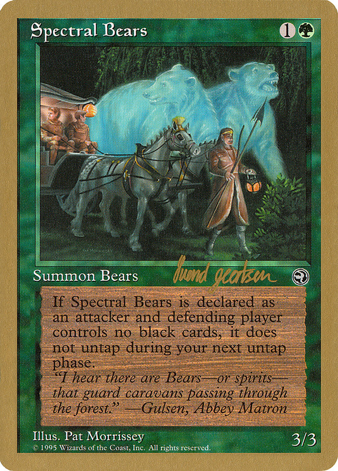 Spectral Bears (Svend Geertsen) [World Championship Decks 1997] Magic: The Gathering