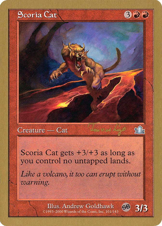 Scoria Cat (Tom van de Logt) (SB) [World Championship Decks 2001] Magic: The Gathering