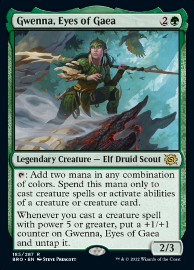 Gwenna, Eyes of Gaea [The Brothers' War] Magic: The Gathering