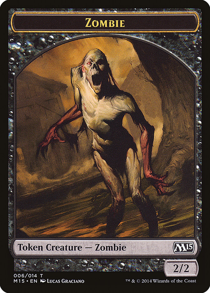 Zombie Token [Magic 2015 Tokens] Magic: The Gathering