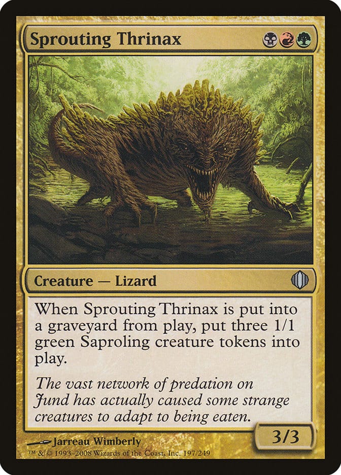 Sprouting Thrinax [Shards of Alara] Magic: The Gathering