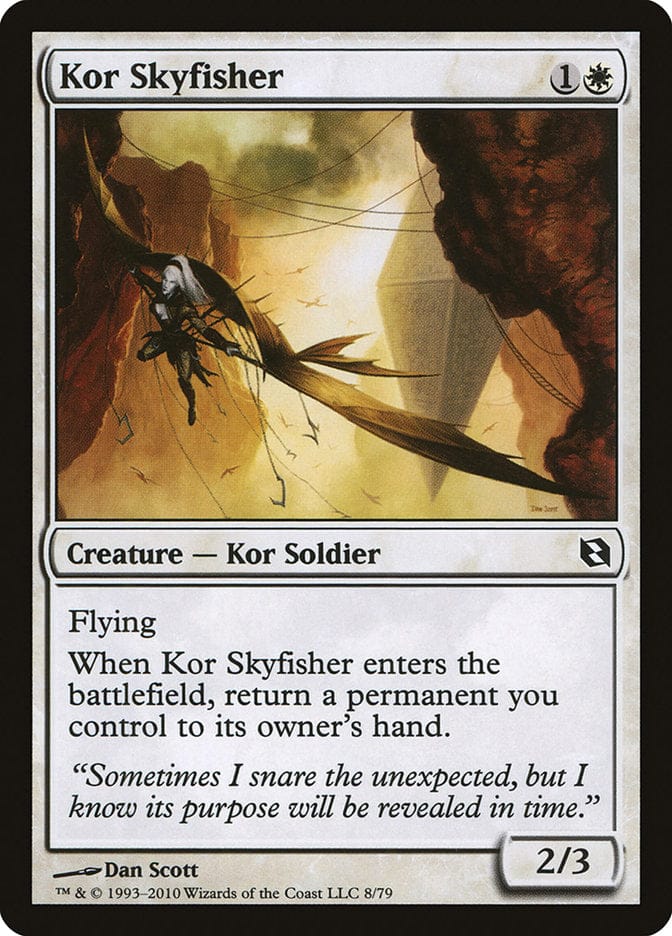 Kor Skyfisher [Duel Decks: Elspeth vs. Tezzeret] Magic: The Gathering
