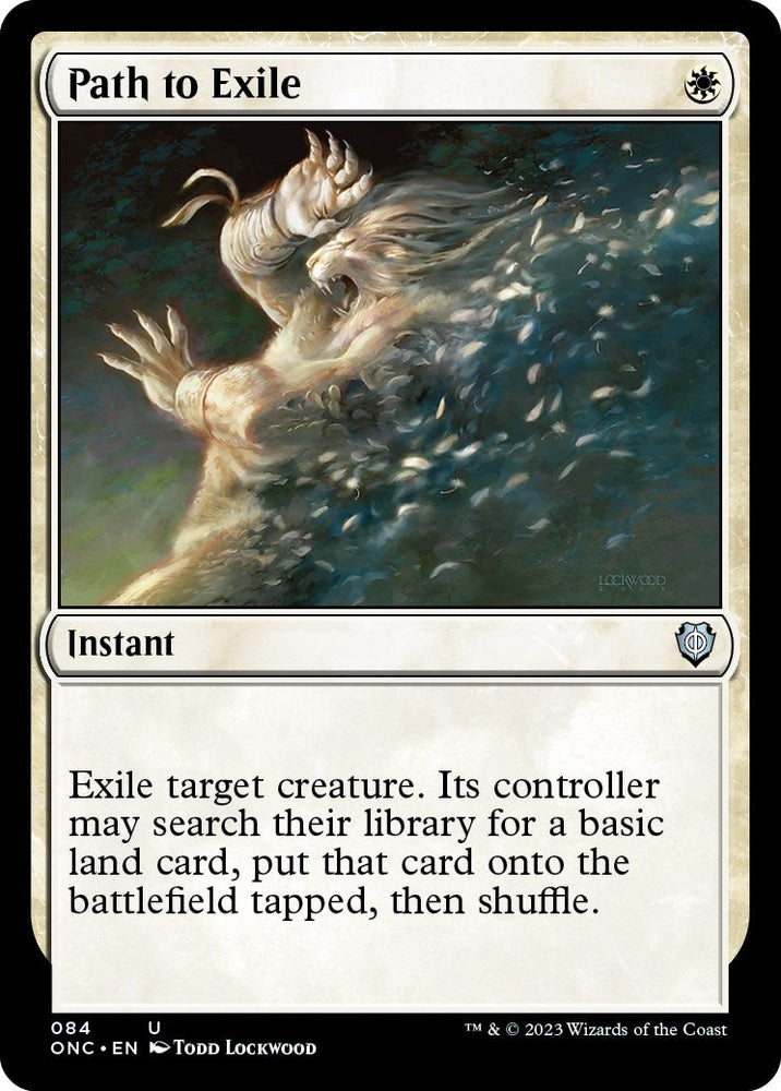 Path to Exile [Phyrexia: All Will Be One Commander] Magic: The Gathering