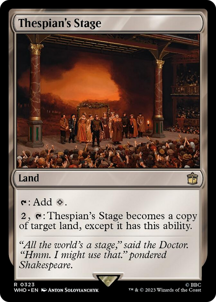Thespian's Stage [Doctor Who] Magic: The Gathering