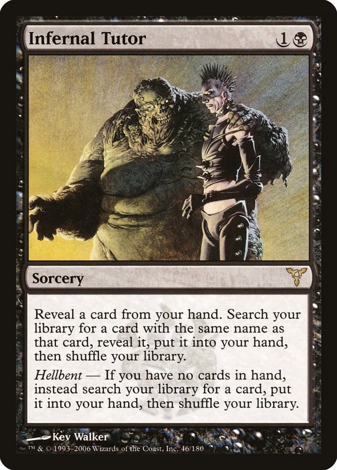 Infernal Tutor [Dissension] Magic: The Gathering