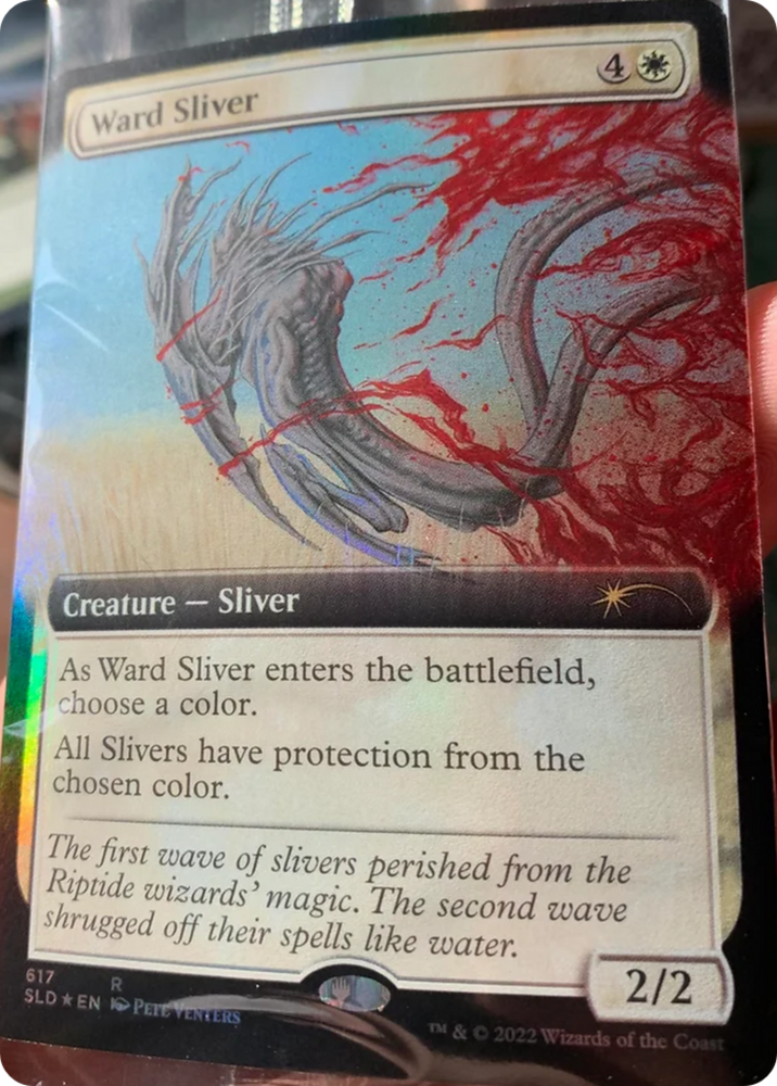 Ward Sliver (Extended Art) [Secret Lair Drop Promos] Magic: The Gathering