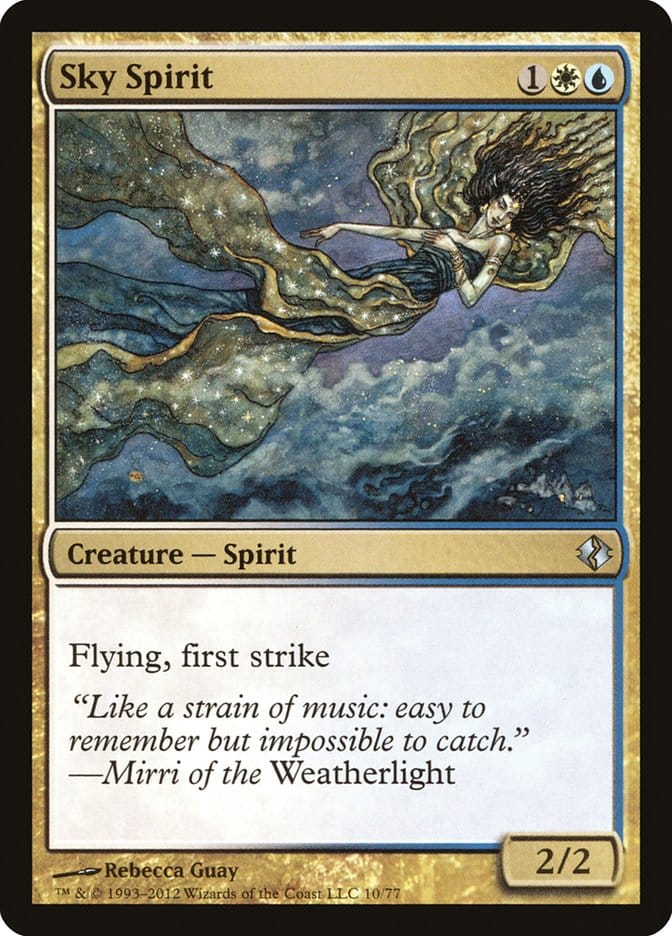 Sky Spirit [Duel Decks: Venser vs. Koth] Magic: The Gathering