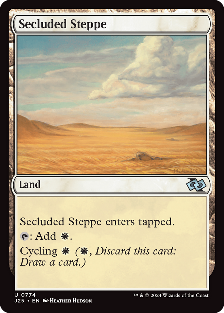 Secluded Steppe [Foundations Jumpstart] Magic: The Gathering