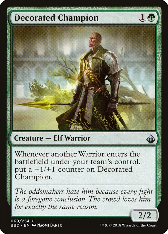 Decorated Champion [Battlebond] Magic: The Gathering