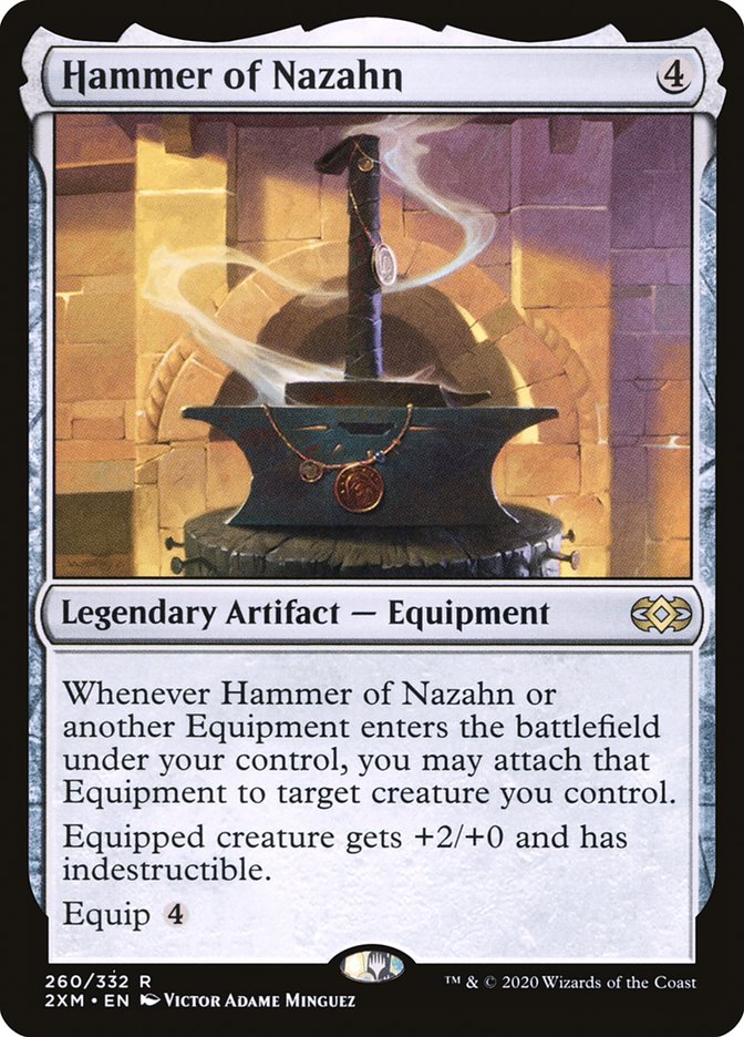 Hammer of Nazahn [Double Masters] Magic: The Gathering