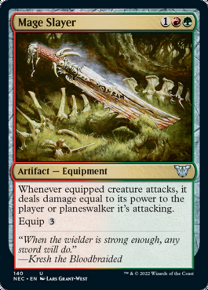 Mage Slayer [Kamigawa: Neon Dynasty Commander] Magic: The Gathering