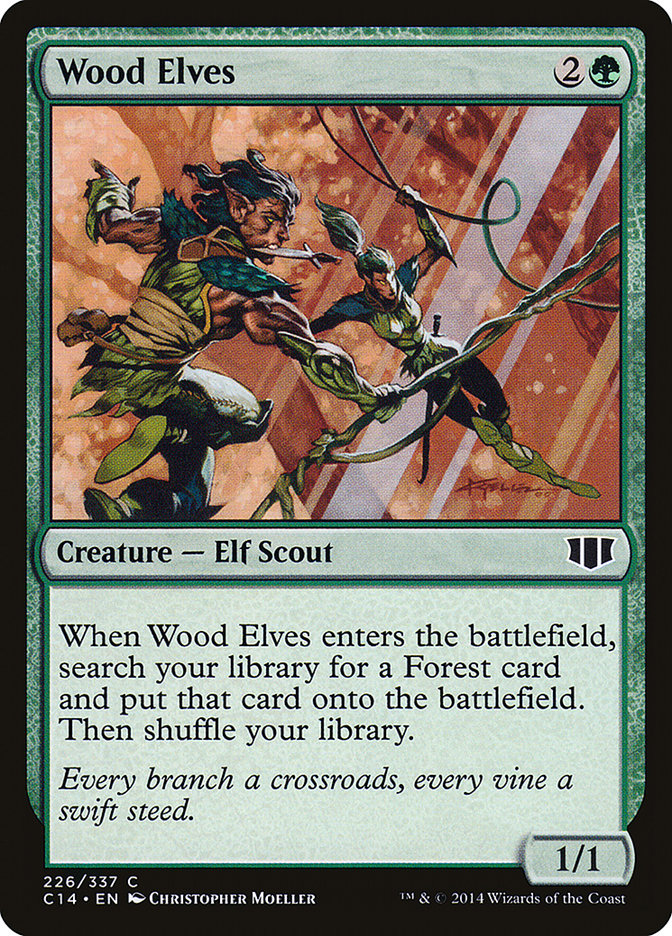 Wood Elves [Commander 2014] Magic: The Gathering