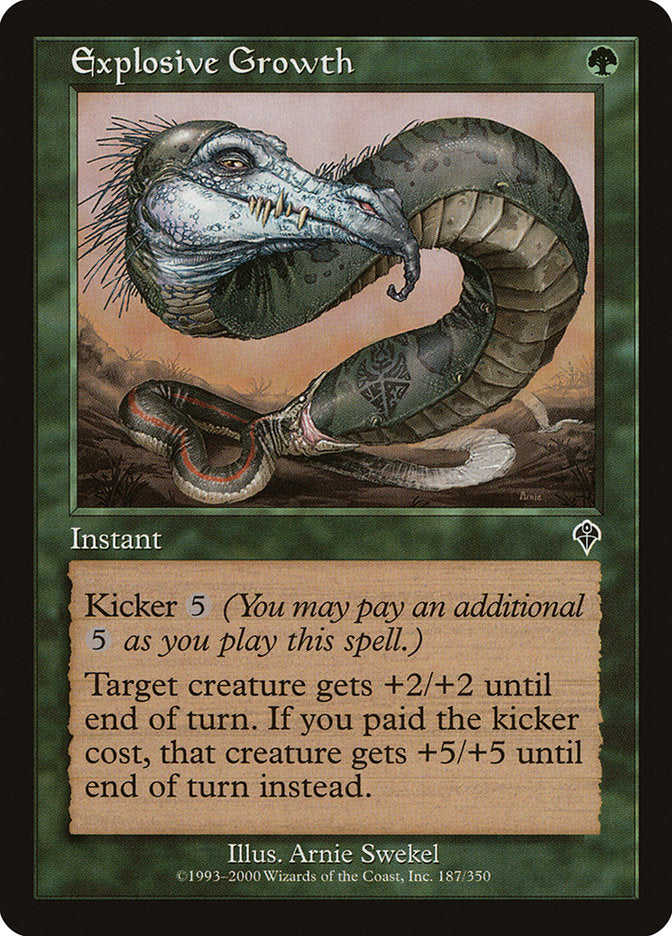 Explosive Growth [Invasion] Magic: The Gathering
