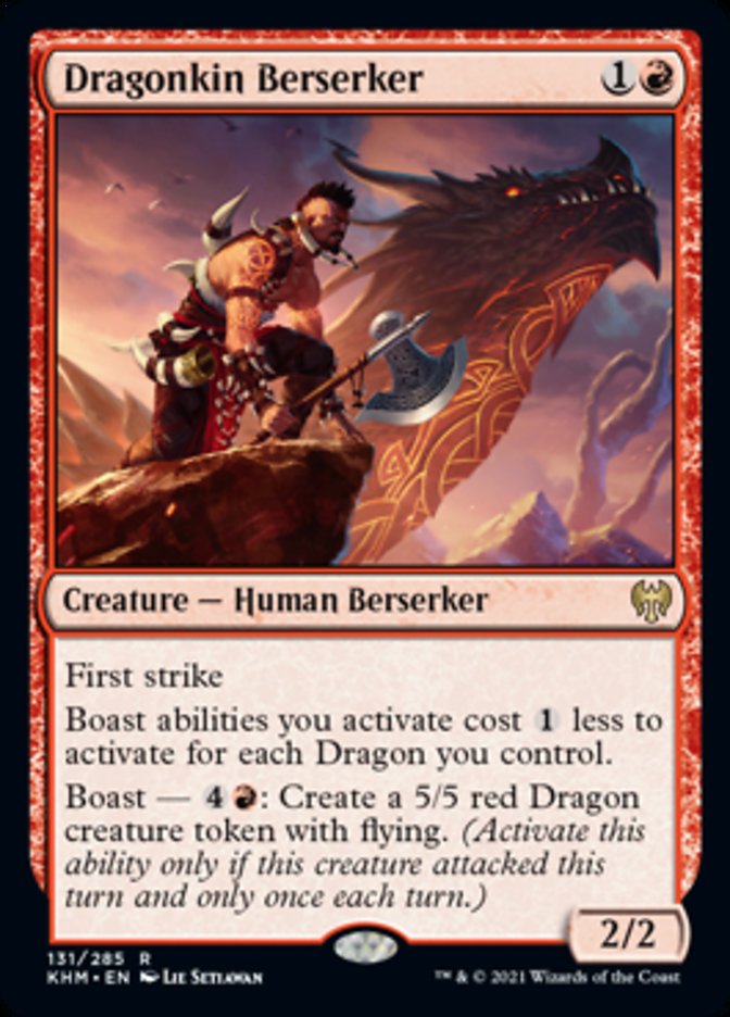 Dragonkin Berserker [Kaldheim] Magic: The Gathering