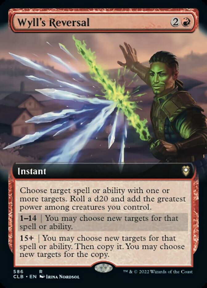 Wyll's Reversal (Extended Art) [Commander Legends: Battle for Baldur's Gate] Magic: The Gathering