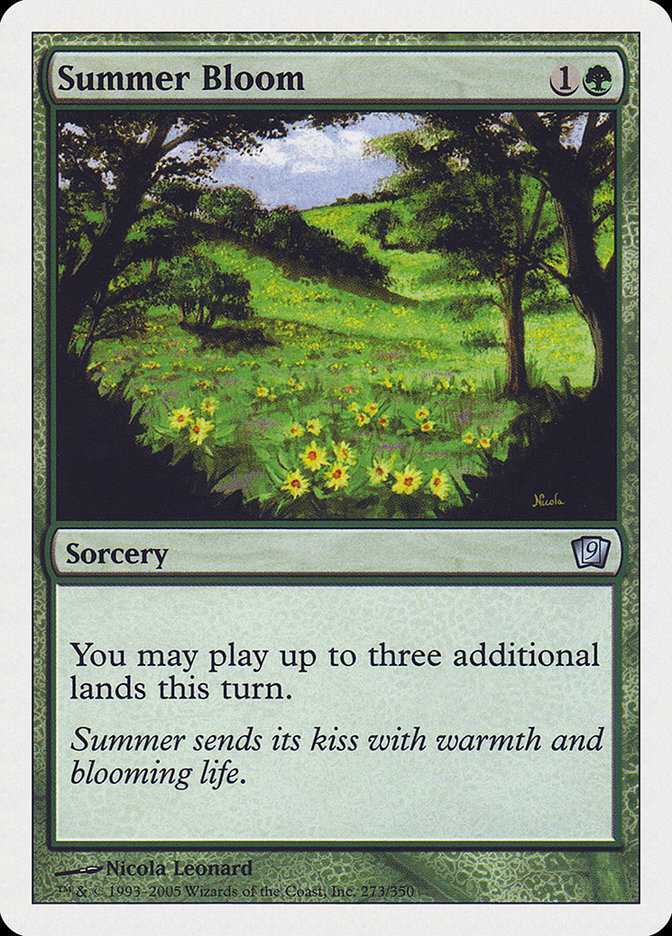 Summer Bloom [Ninth Edition] Magic: The Gathering