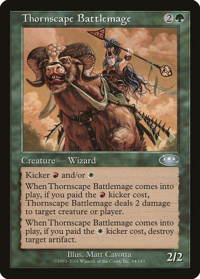Thornscape Battlemage [Planeshift] Magic: The Gathering