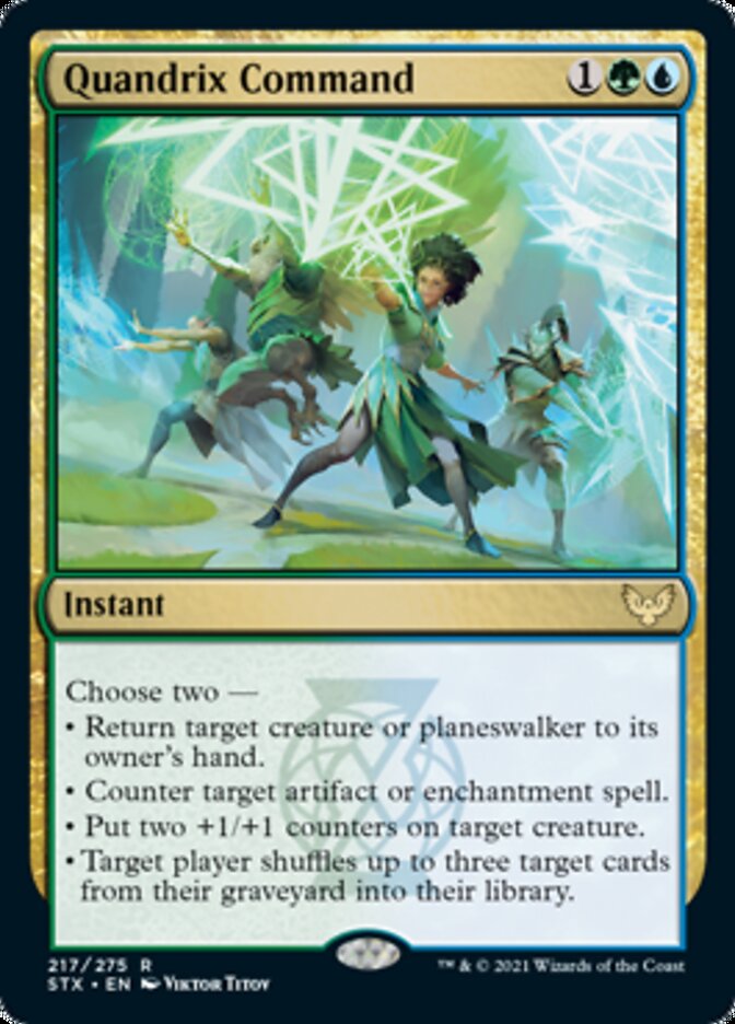 Quandrix Command [Strixhaven: School of Mages] Magic: The Gathering