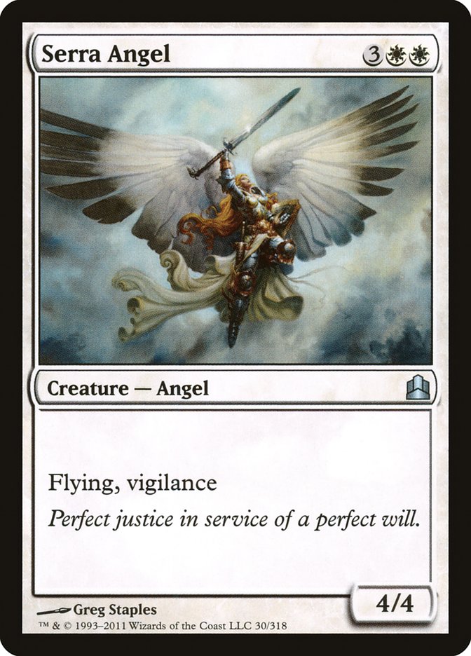 Serra Angel [Commander 2011] Magic: The Gathering