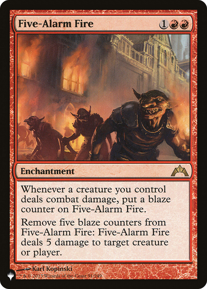 Five-Alarm Fire [The List] Magic: The Gathering