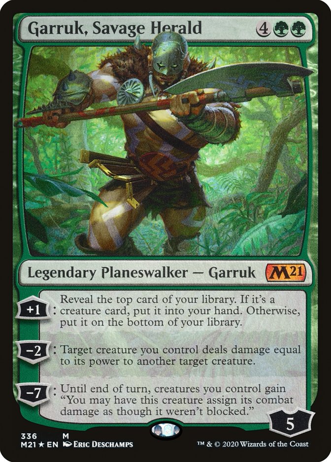 Garruk, Savage Herald [Core Set 2021] Magic: The Gathering