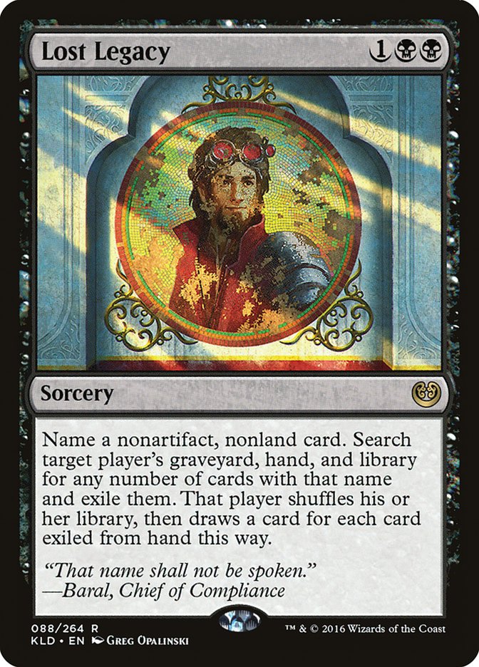 Lost Legacy [Kaladesh] Magic: The Gathering