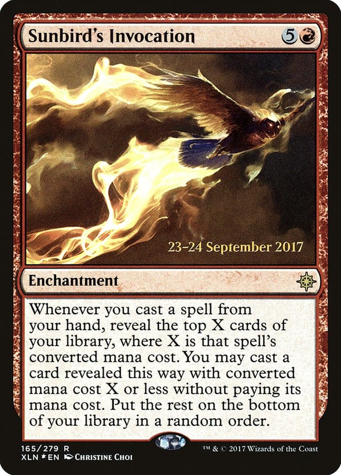 Sunbird's Invocation [Ixalan Prerelease Promos] Magic: The Gathering