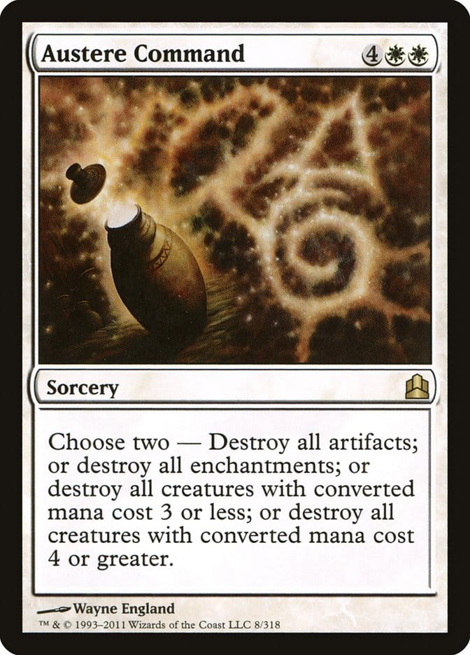 Austere Command [Commander 2011] Magic: The Gathering