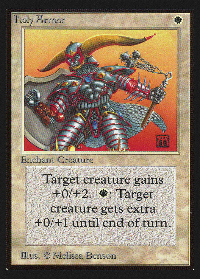 Holy Armor [International Collectors' Edition] Magic: The Gathering