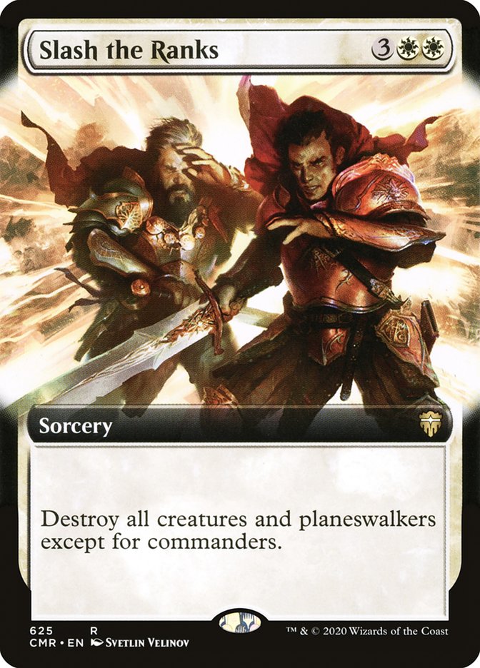 Slash the Ranks (Extended Art) [Commander Legends] Magic: The Gathering