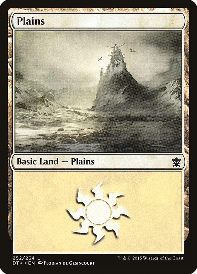 Plains (252) [Dragons of Tarkir] Magic: The Gathering